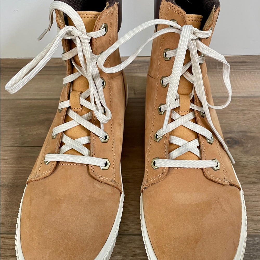 Tan High-Top women's  Shoes